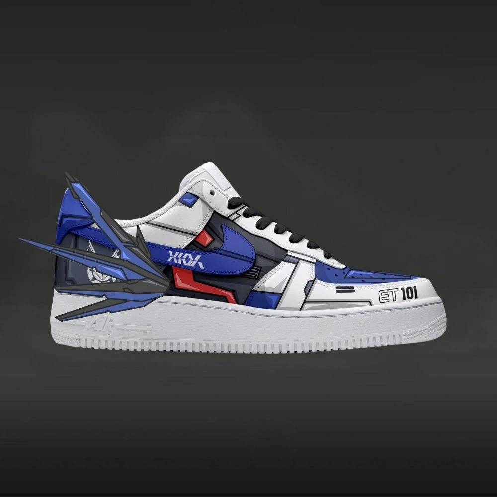 Strike Freedom Gundam Custom Low Top Shoes - Sneakatelier