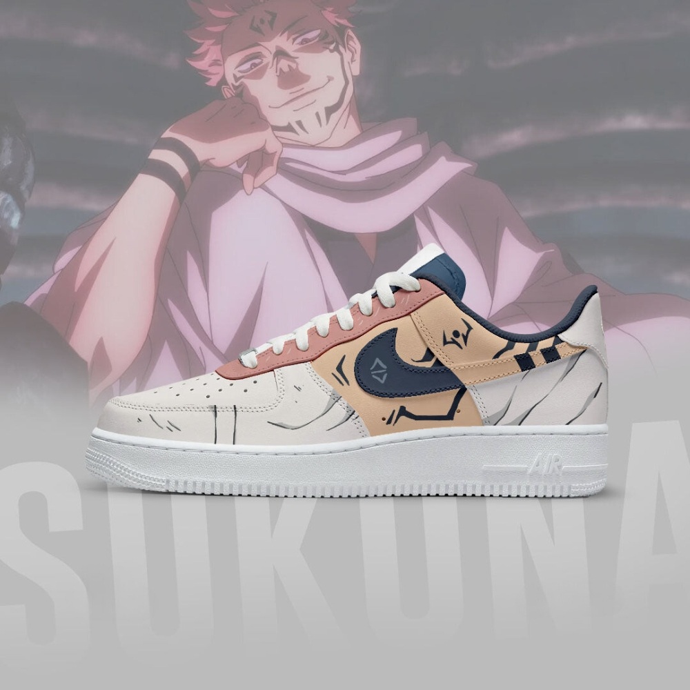 Sukuna Jujutsu Kaisen AF1 Shoes - Shoesmates Sukuna Jujutsu Kaisen AF1 Shoes - Sneakatelier Sneakatelier