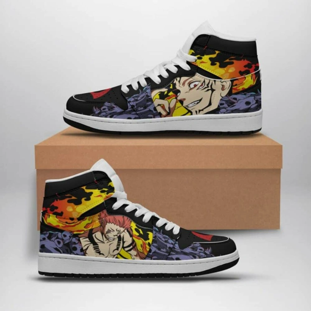 Sukuna King of Curses Jujutsu Kaisen Special High Top Shoes - Sneakatelier