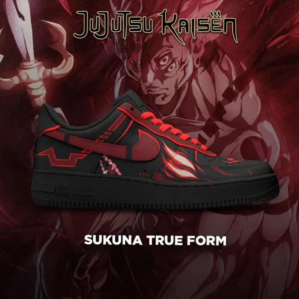 Sukuna True Form Jujutsu Kaisen Special Low Top Shoes - Shoesmates Sukuna True Form Jujutsu Kaisen Special Low Top Shoes - Sneakatelier Sneakatelier