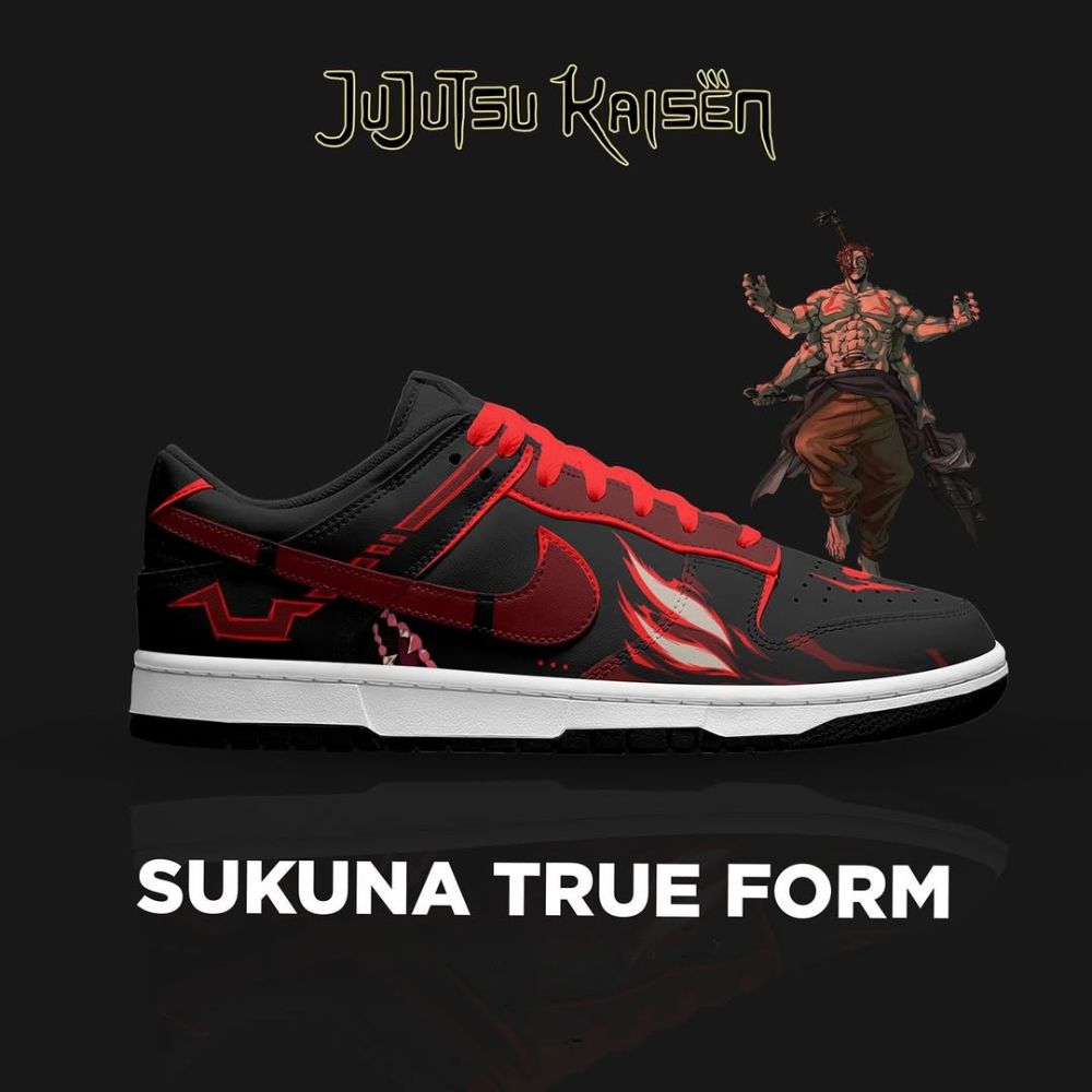 Sukuna True Form V.2 Jujutsu Kaisen Special Low Top Shoes - Sneakatelier