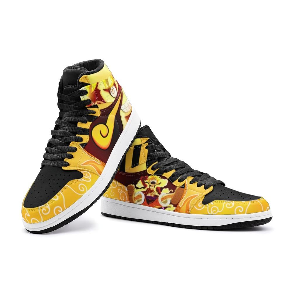 Sun God Luffy One Piece Air Jordan 1 High Top Shoes - Shoesmates Sun God Luffy One Piece Air Jordan 1 High Top Shoes - Sneakatelier Sneakatelier