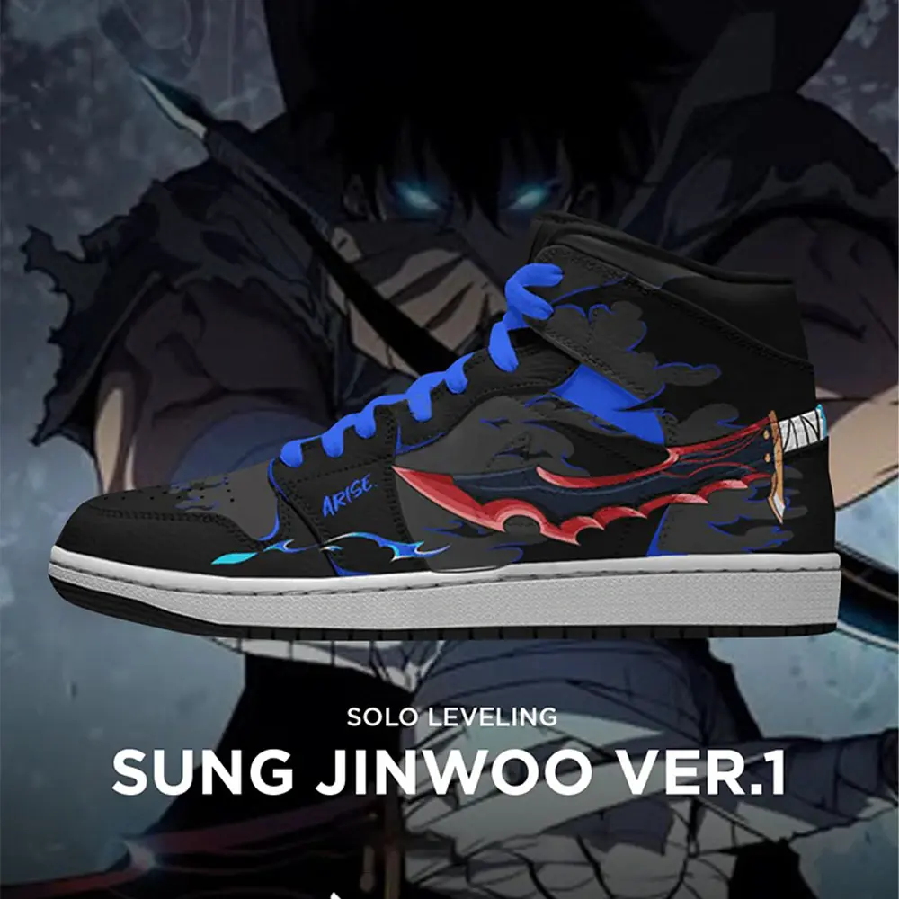 Sung Jinwoo Solo Leveling Special High Top Shoes - Sneakatelier