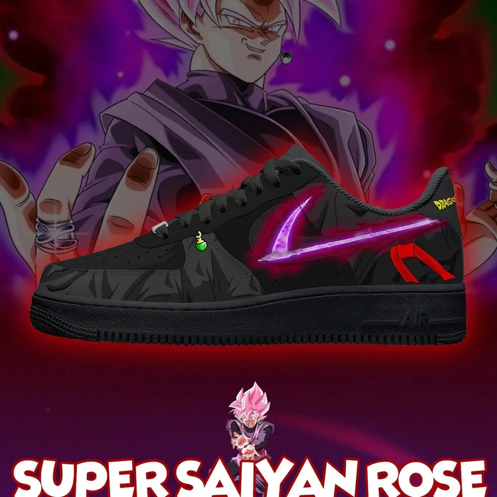Super Saiyan Rose V.1 Dragon Ball Edition Low Top Shoes - Shoesmates Super Saiyan Rose V.1 Dragon Ball Edition Low Top Shoes - Sneakatelier Sneakatelier