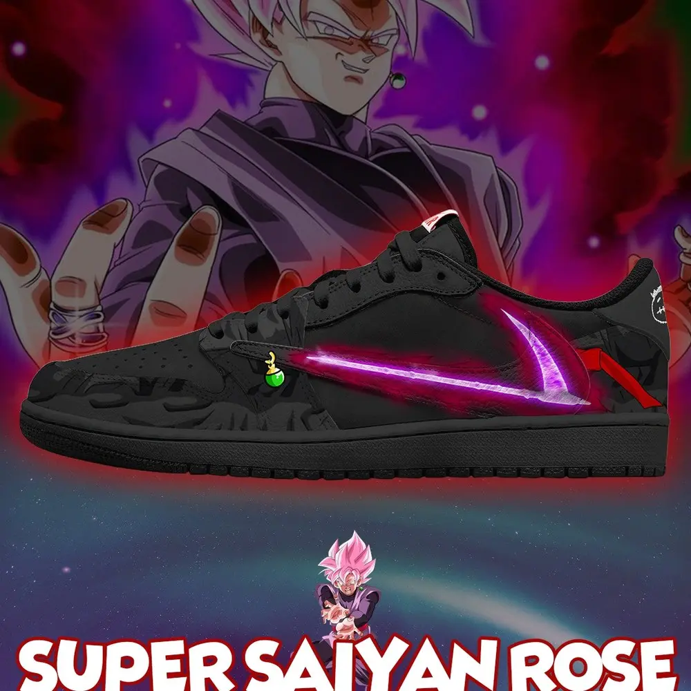 Super Saiyan Rose V.2 Dragon Ball Edition Low Top Shoes - Sneakatelier