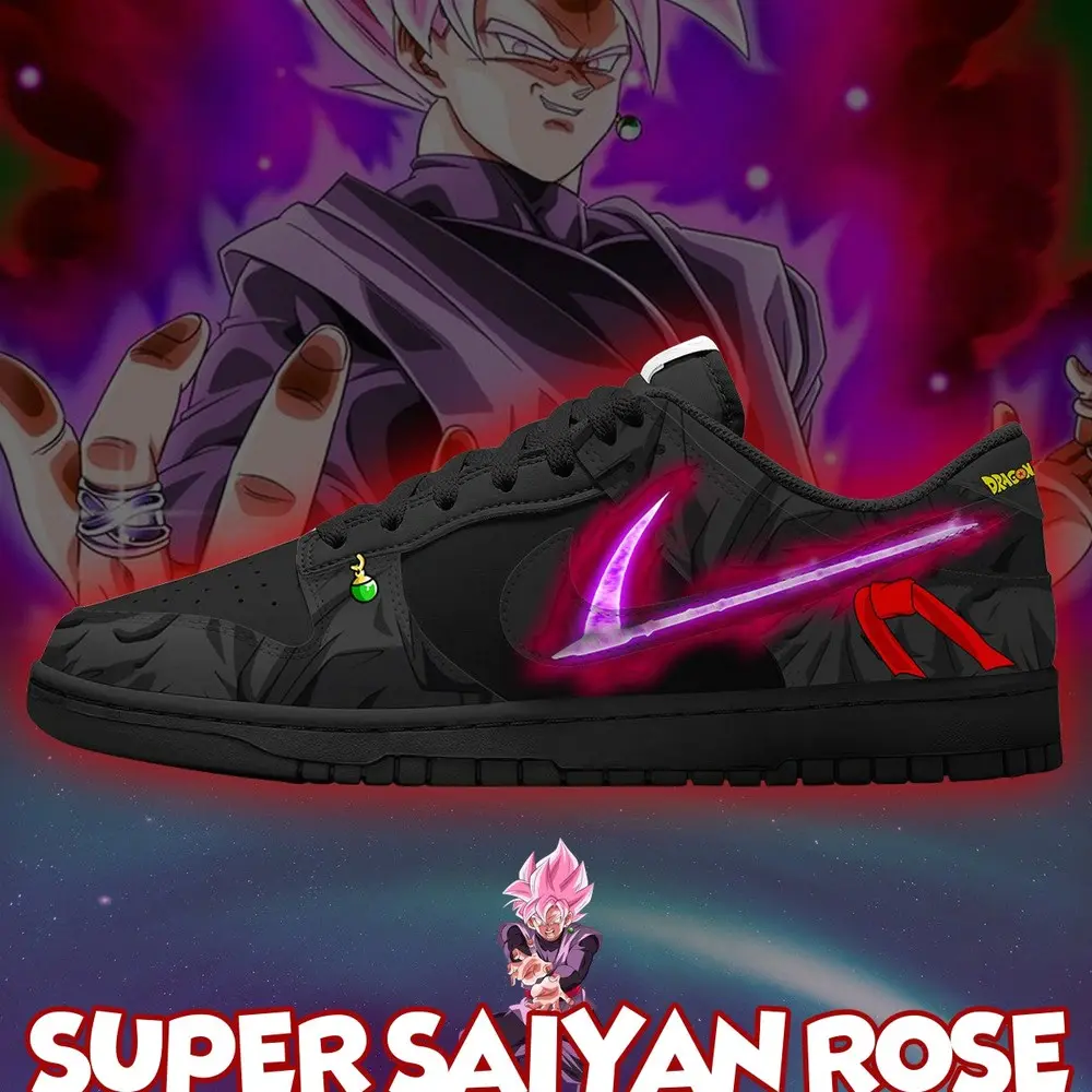 Super Saiyan Rose V.3 Dragon Ball Edition Low Top Shoes - Shoesmates Super Saiyan Rose V.3 Dragon Ball Edition Low Top Shoes - Sneakatelier Sneakatelier