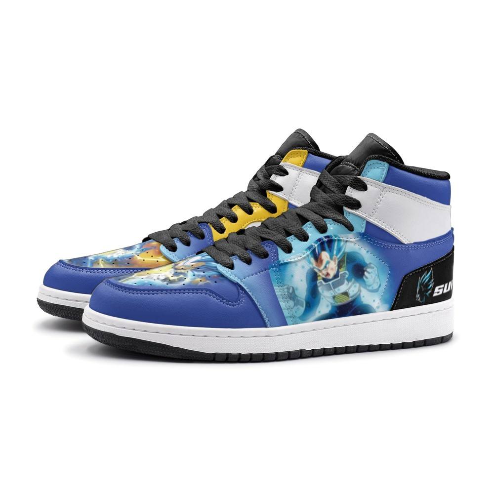 Super Saiyan Vegeta Dragonball Z Air Jordan 1 High Top Shoes - Shoesmates Super Saiyan Vegeta Dragonball Z Air Jordan 1 High Top Shoes - Sneakatelier Sneakatelier