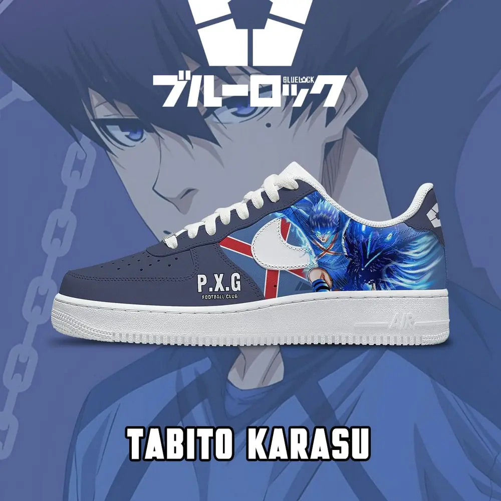Tabito Karasu V.1 Blue Lock Low Top Shoes - Sneakatelier