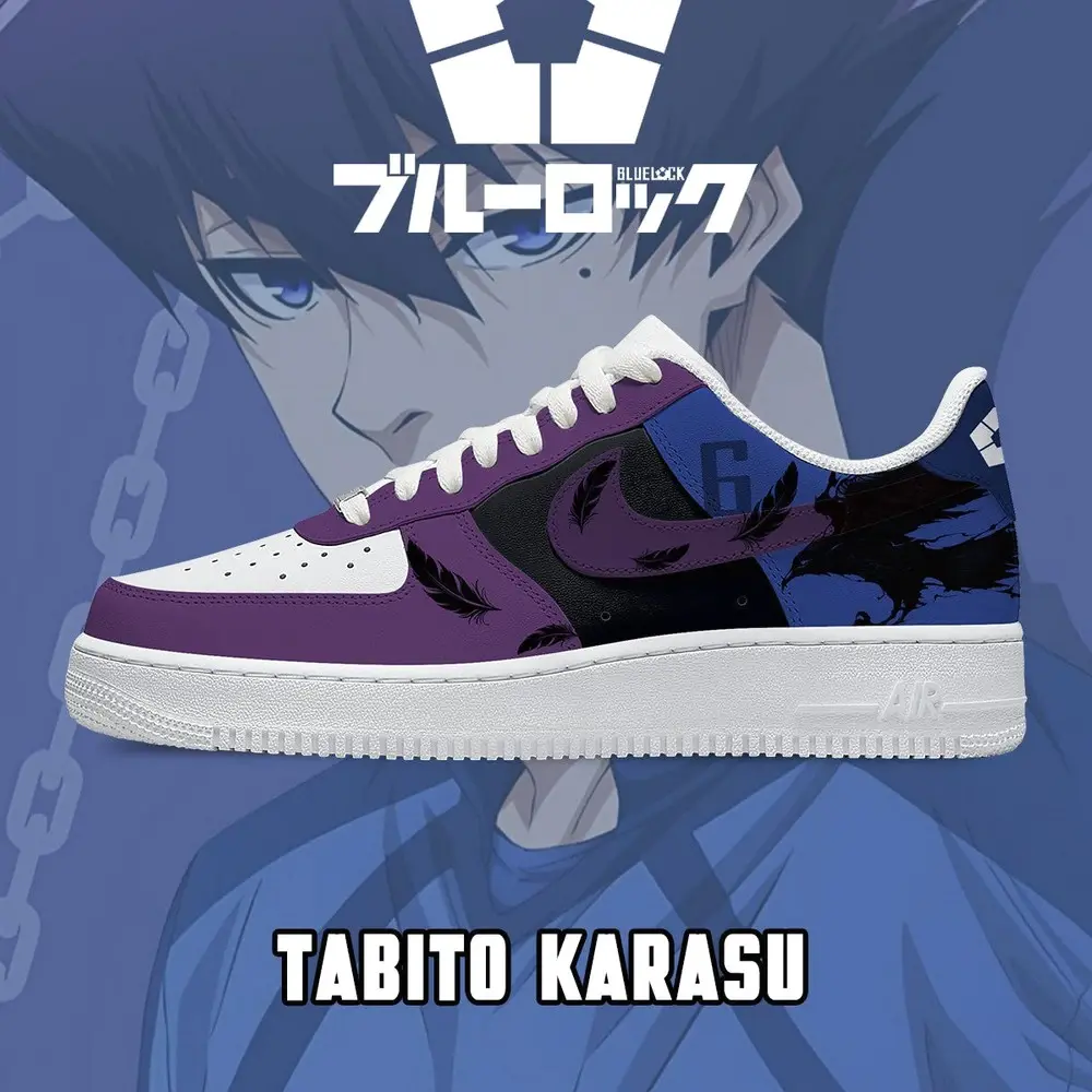 Tabito Karasu V.3 Blue Lock Low Top Shoes - Sneakatelier