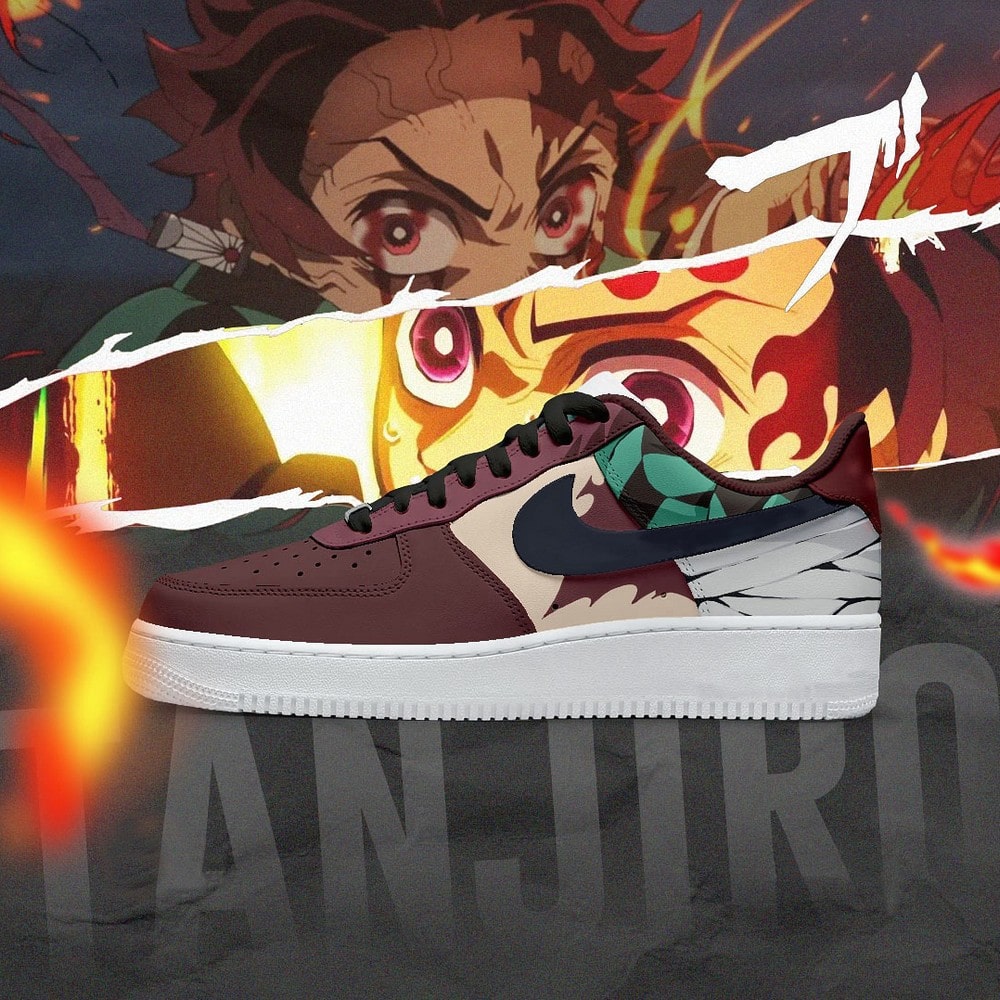 Tanjiro Demon Slayer NAF Shoes - Sneakatelier