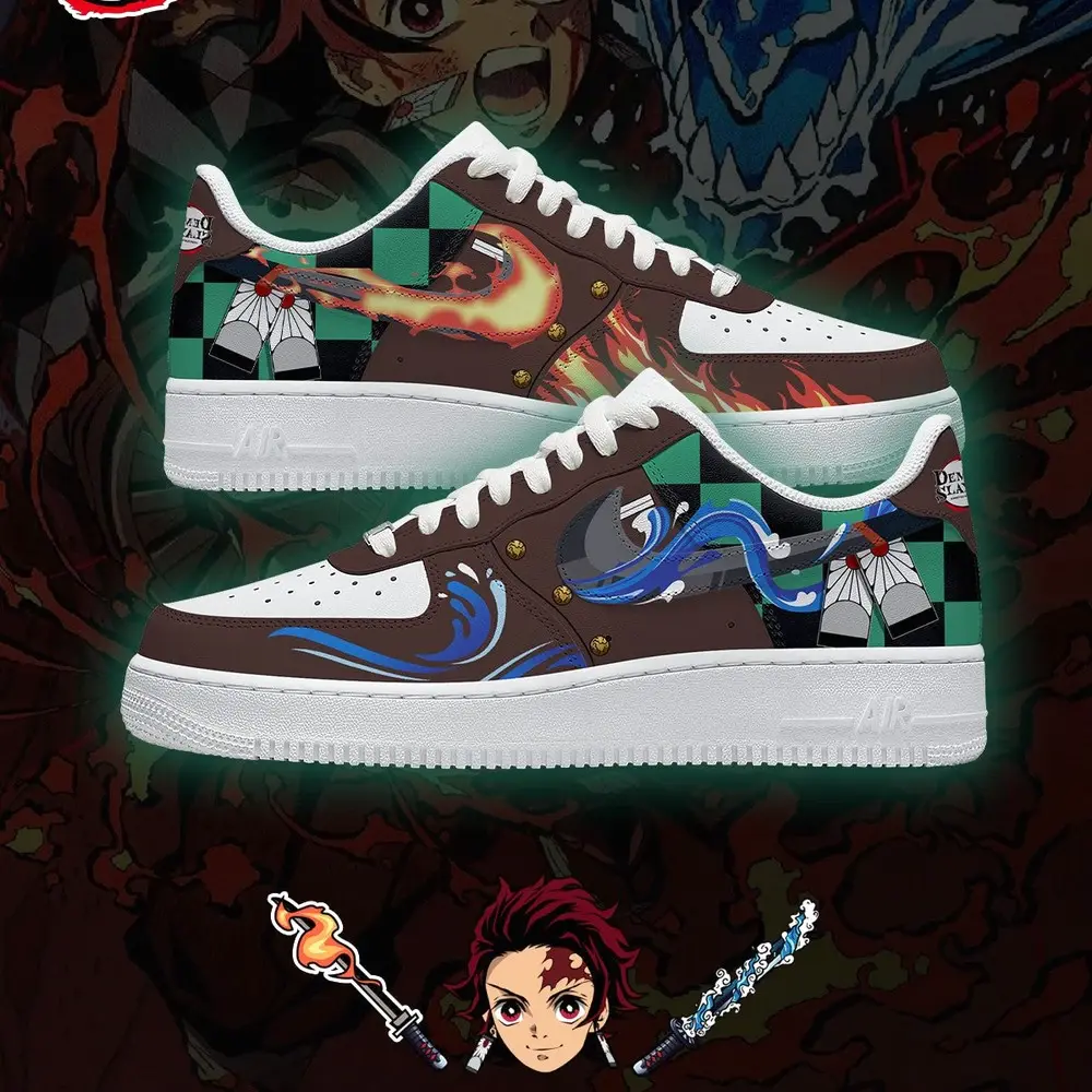 Tanjiro Limited Demon Slayer Low Top Shoes - Sneakatelier