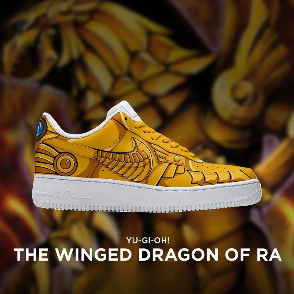The Winged Dragon of Ra f Yu-Gi-Oh Edition Low Top Shoes - Sneakatelier