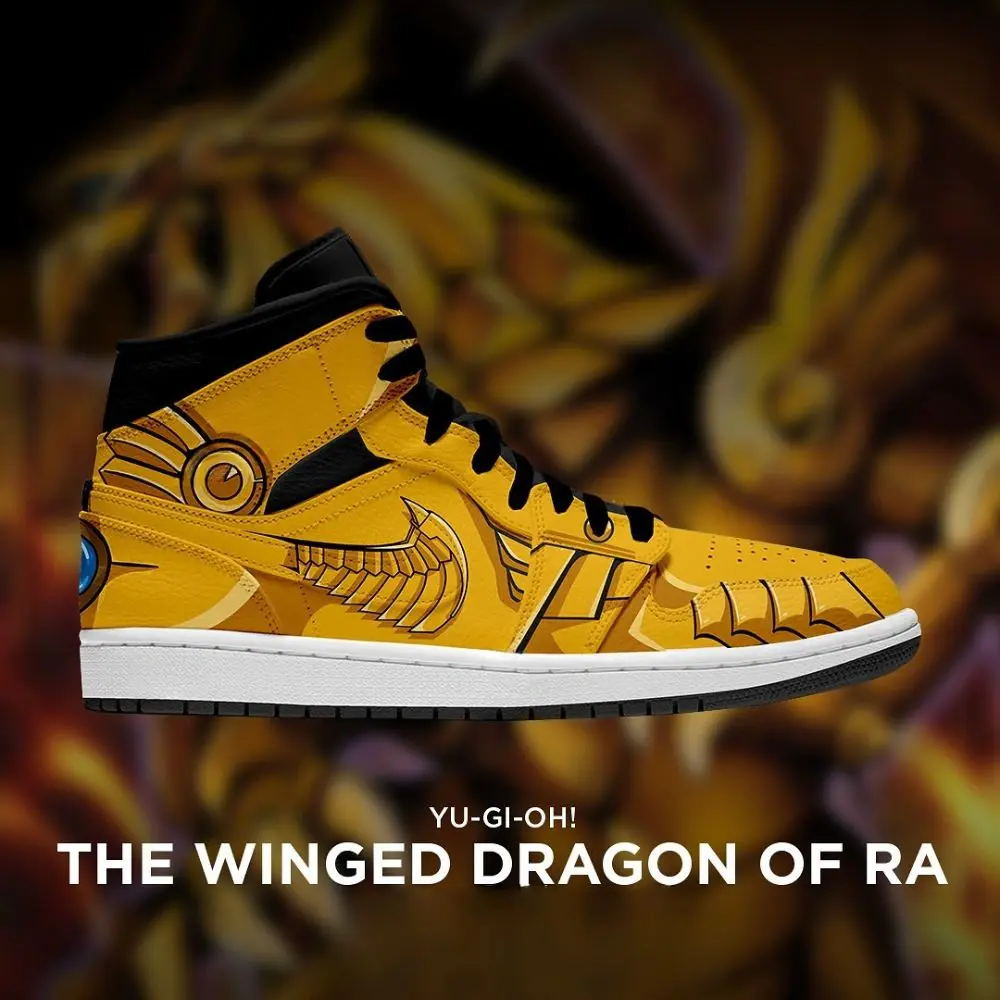 The Winged Dragon Of Ra Yu-Gi-Oh Edition High Top Shoes - Sneakatelier