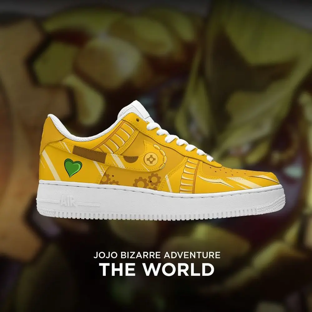 The World JoJo's Bizarre Adventure Edition Low Top Shoes - Sneakatelier