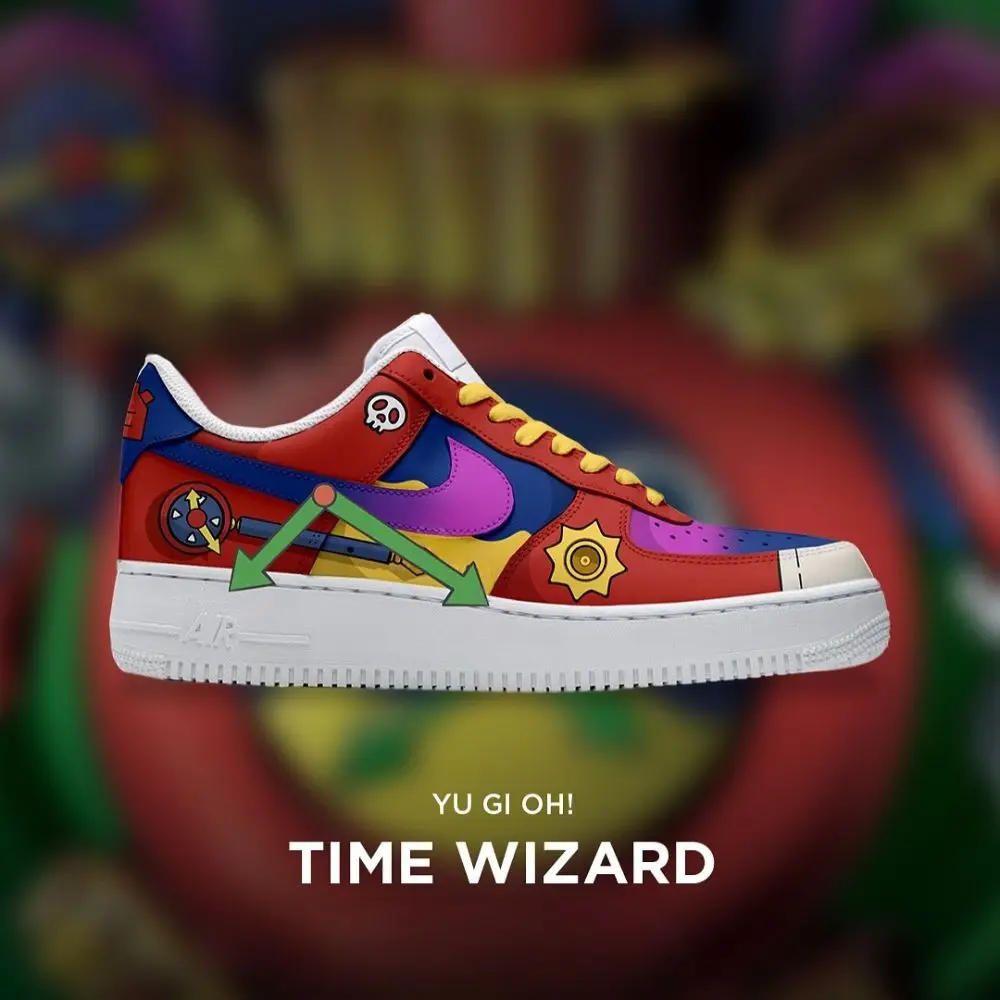 Time Wizard Yu-Gi-Oh Edition Low Top Shoes - Shoesmates Time Wizard Yu-Gi-Oh Edition Low Top Shoes - Sneakatelier Sneakatelier