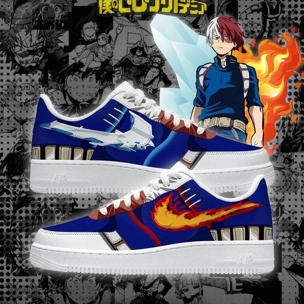 Todoroki V.2 My Hero Academia New Low Top Shoes - Sneakatelier
