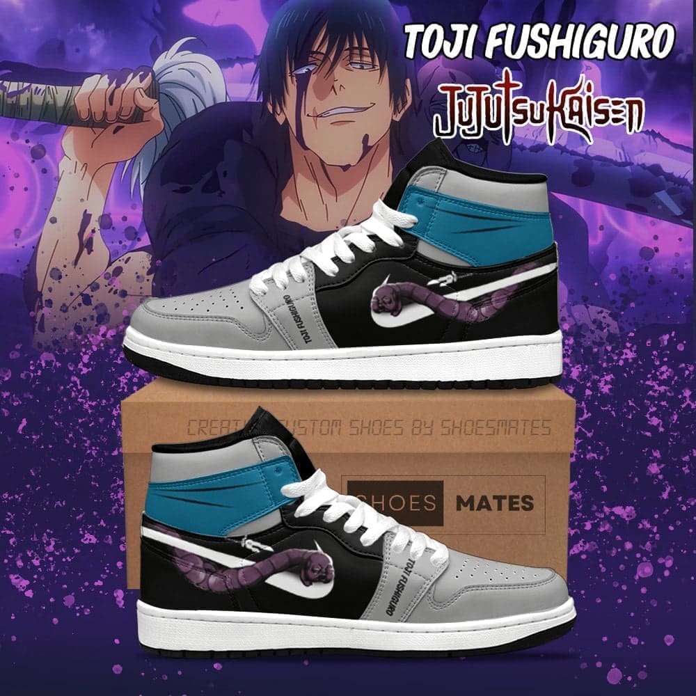 Toji Fushiguro Air Jordan 1 High Top Shoes Toji Fushiguro Air Jordan 1 High Top Shoes Sneakatelier