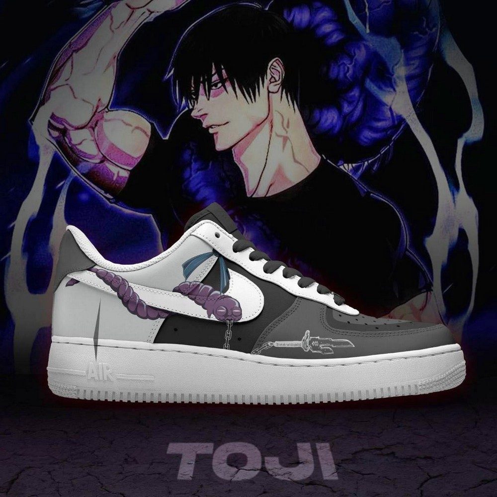 Toji Fushiguro Jujutsu Kaisen AF1 Shoes - Sneakatelier