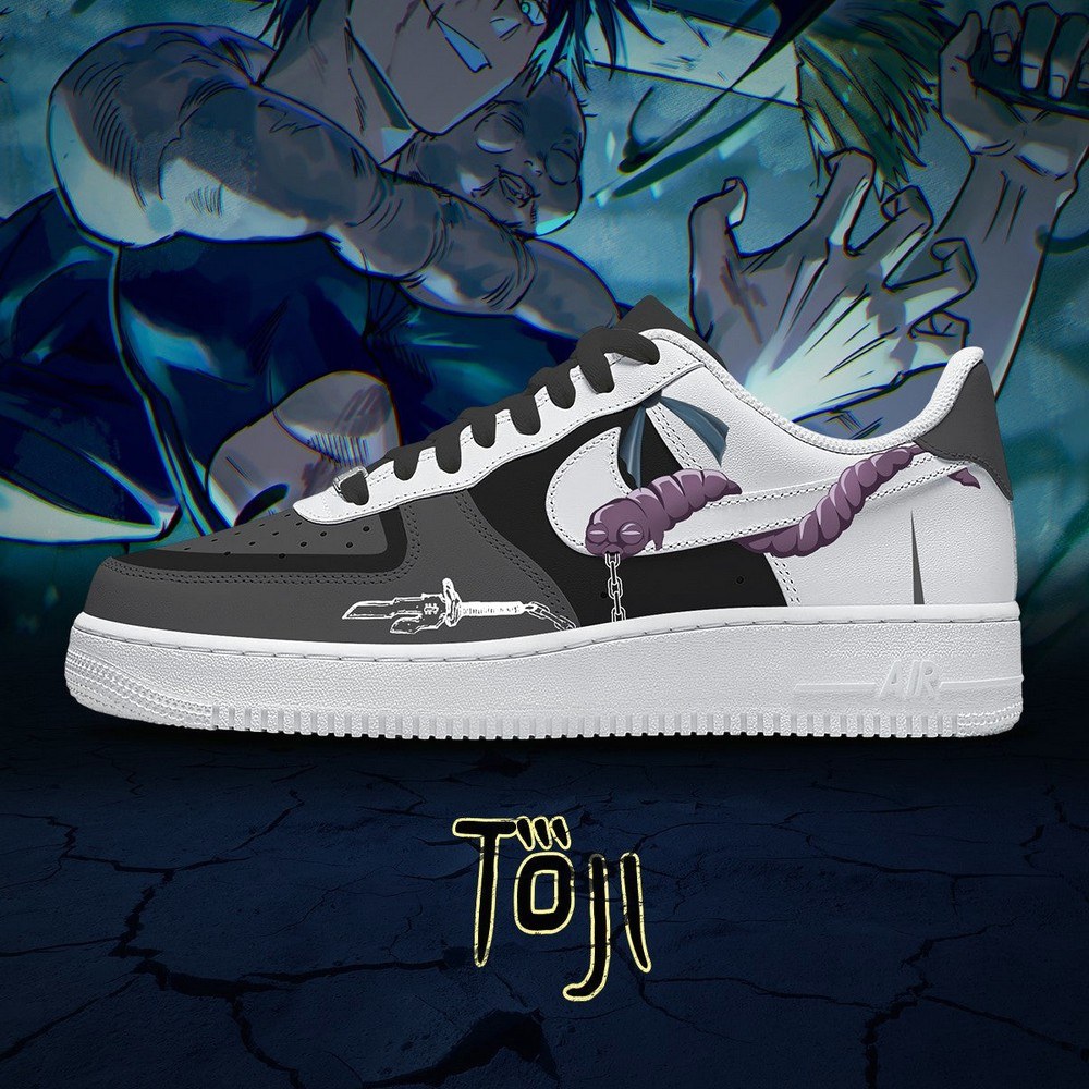 Toji Fushiguro No.1 Jujutsu Kaisen AF1 Shoes - Sneakatelier