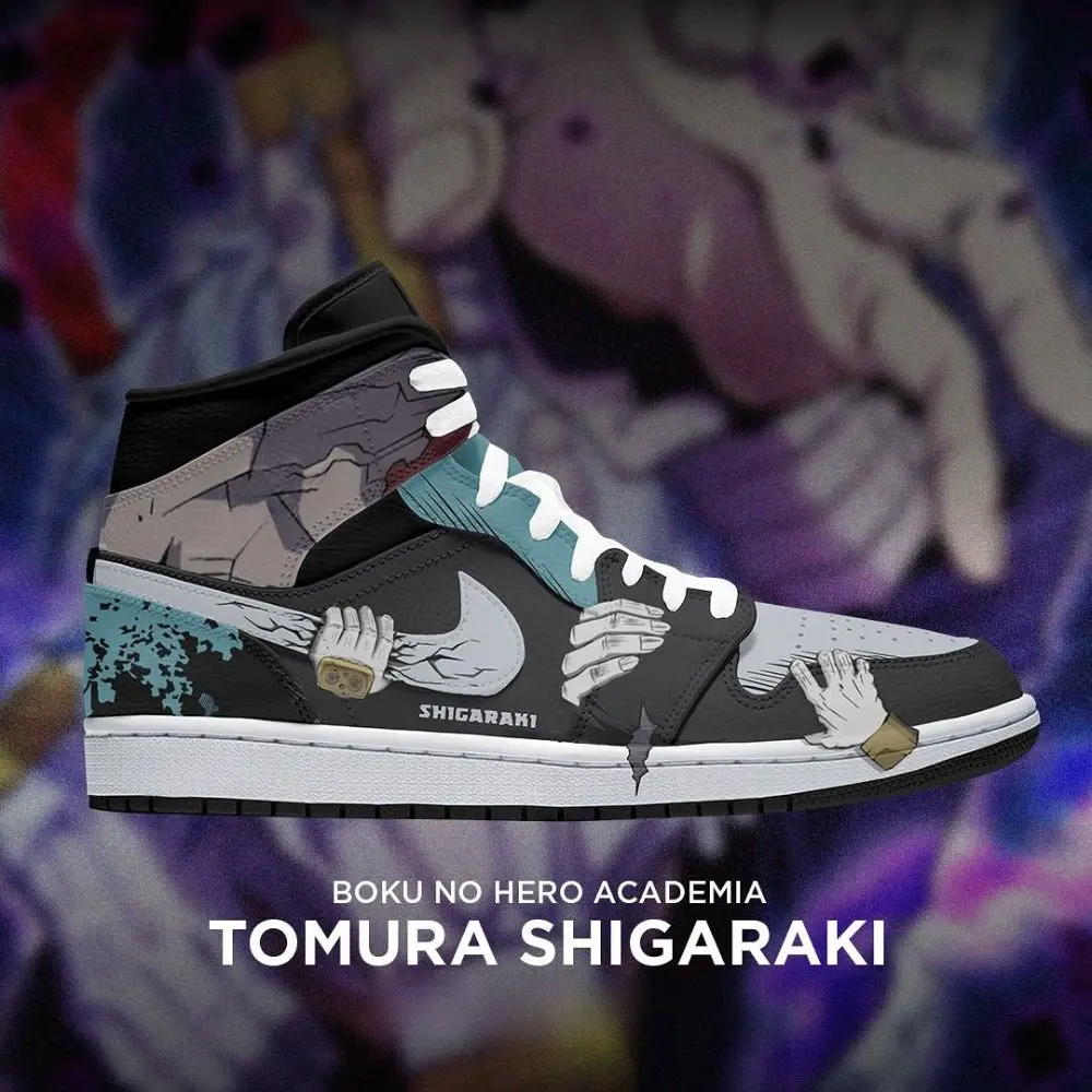 Tomura Shigaraki Boku No Hero Academia High Top Shoes - Sneakatelier