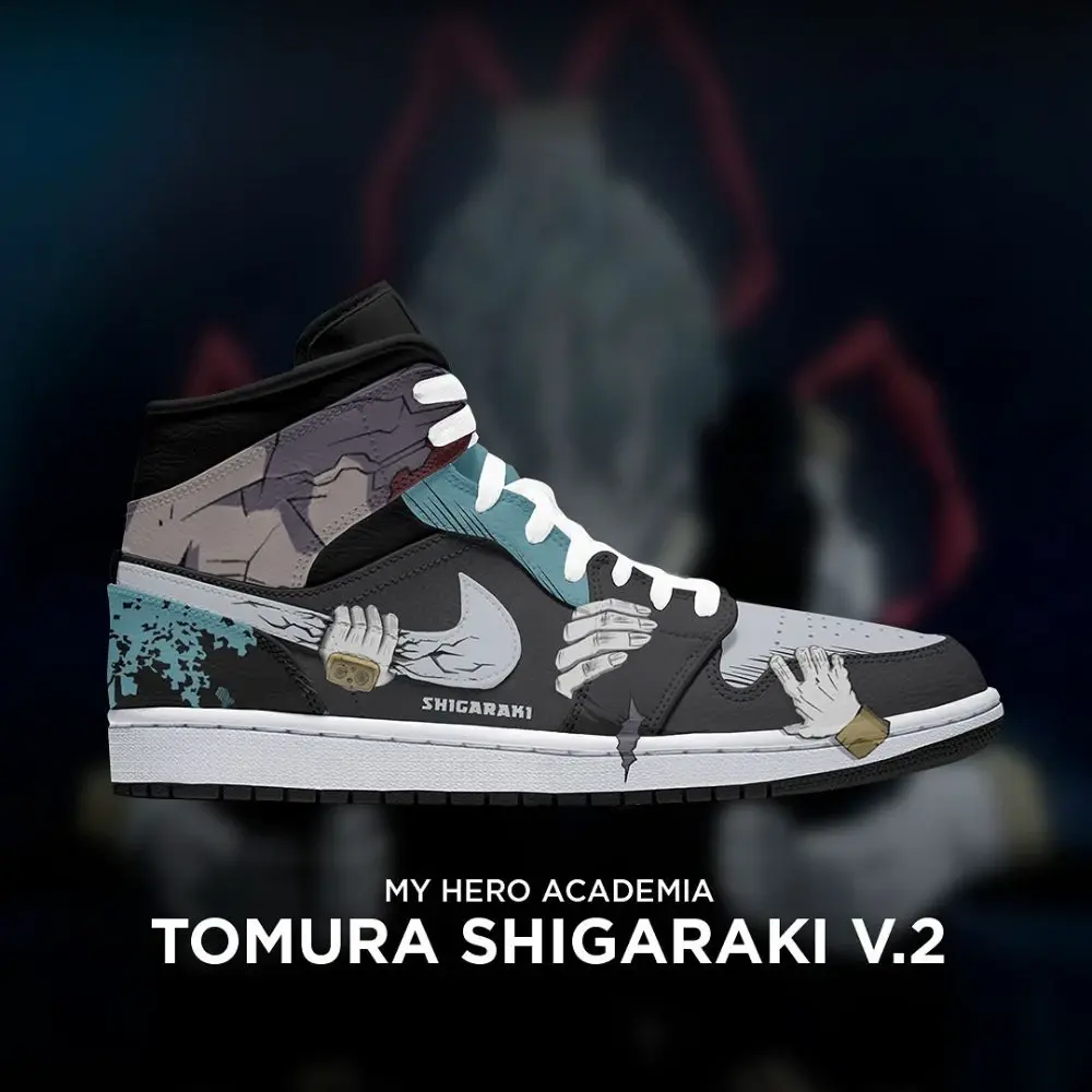 Tomura Shigaraki V.2 My Hero Academia High Top Shoes - Sneakatelier