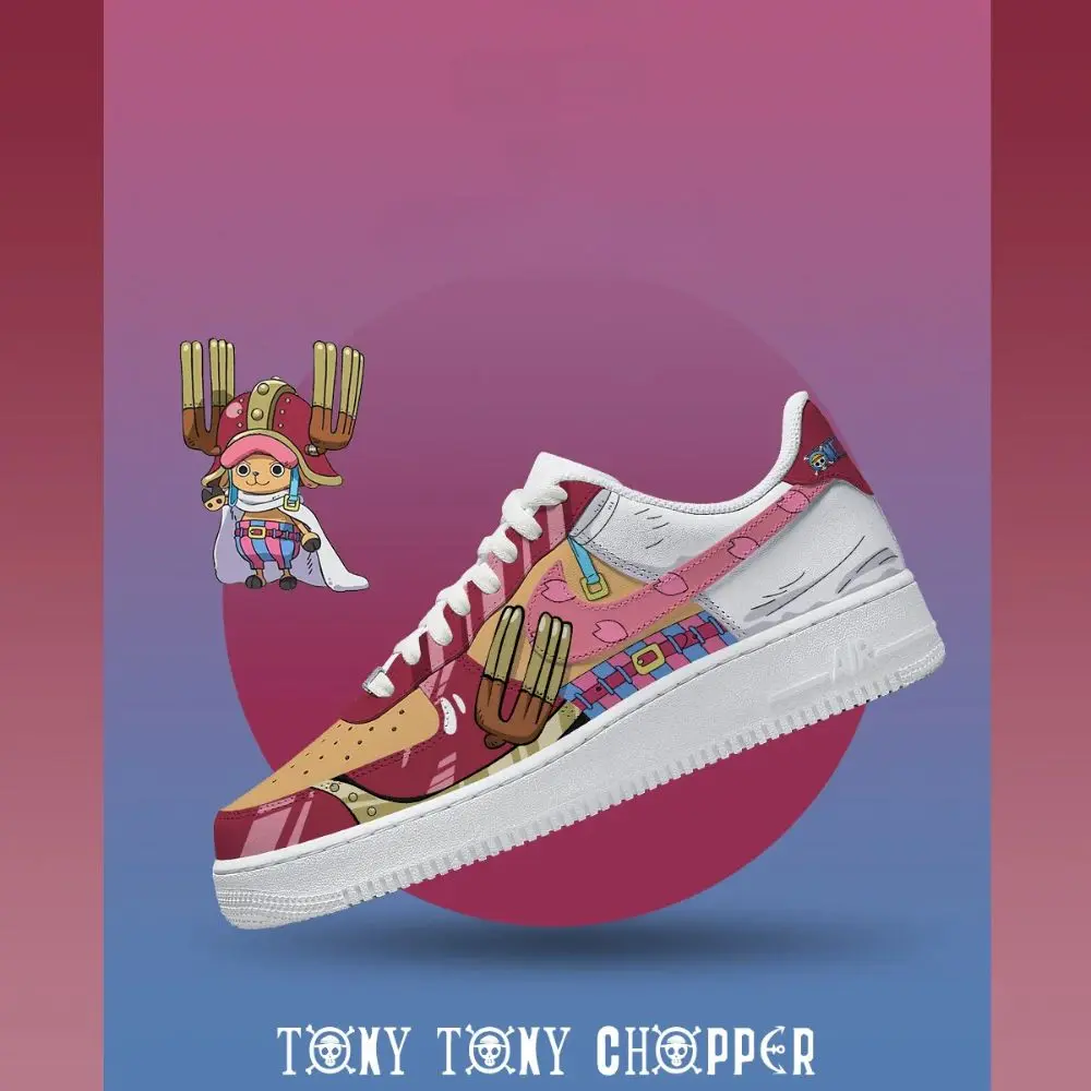 Tony Tony Chopper V.2 One Piece Limited Custom Low Top Shoes - Sneakatelier