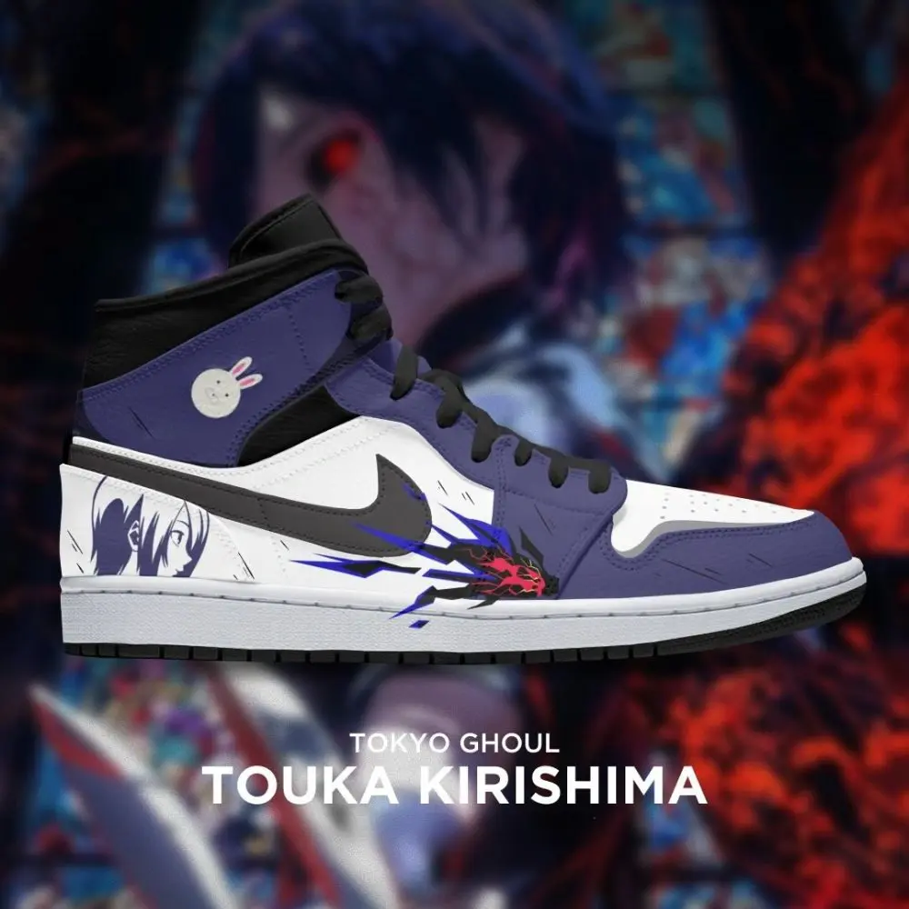 Touka Kirishima Tokyo Ghoul High Top Shoes - Sneakatelier