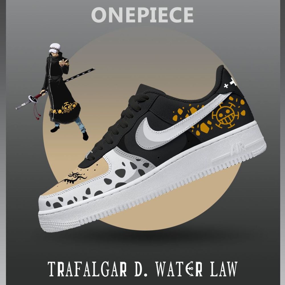 Trafalgar D. Water Law One Piece AF1 Shoes - Sneakatelier