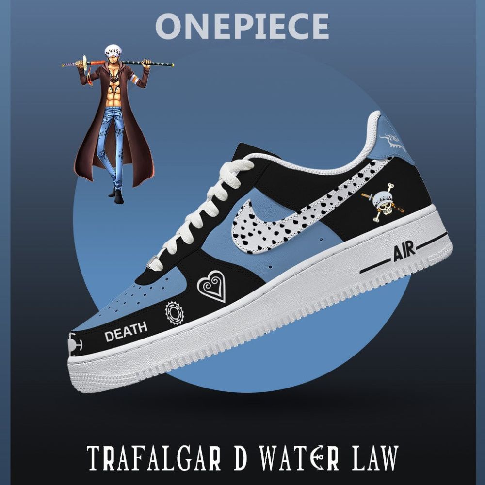 Trafalgar D Water Law One Piece AF1 Shoes - Sneakatelier