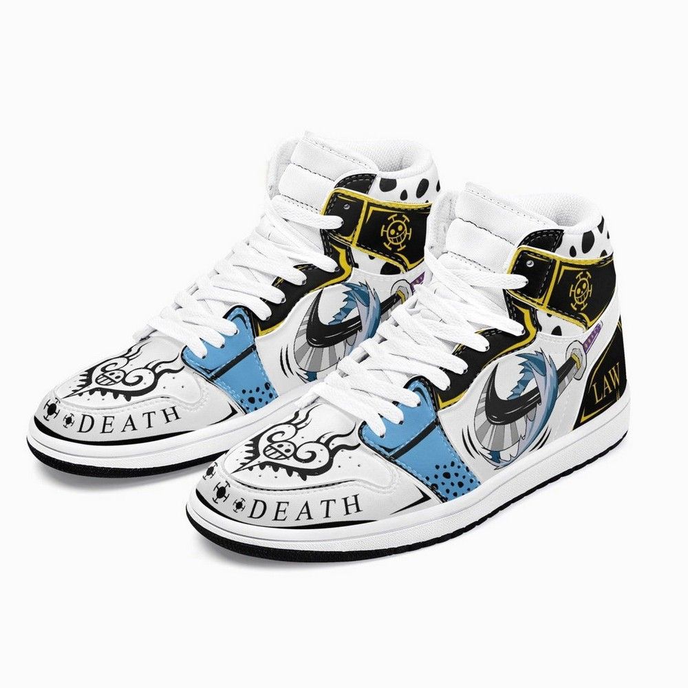 Trafalgar D Water Law One Piece AJ1 Shoes - Shoesmates Trafalgar D Water Law One Piece AJ1 Shoes - Sneakatelier Sneakatelier