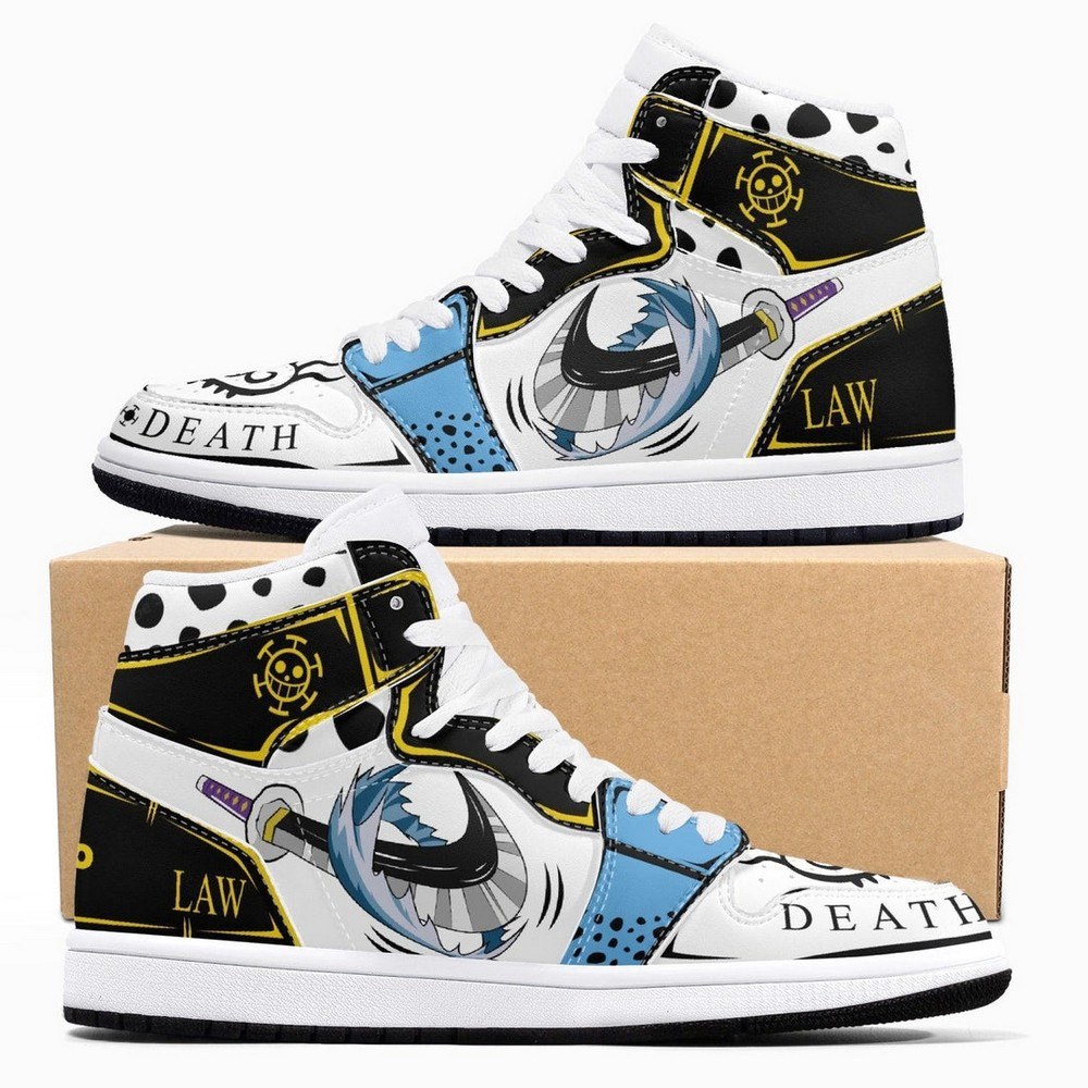 Trafalgar D Water Law One Piece AJ1 Shoes - Shoesmates Trafalgar D Water Law One Piece AJ1 Shoes - Sneakatelier Sneakatelier