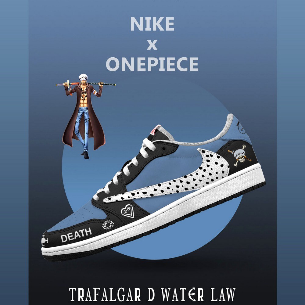 Trafalgar D. Water Law V.1 One Piece Limited Low Top Shoes - Sneakatelier