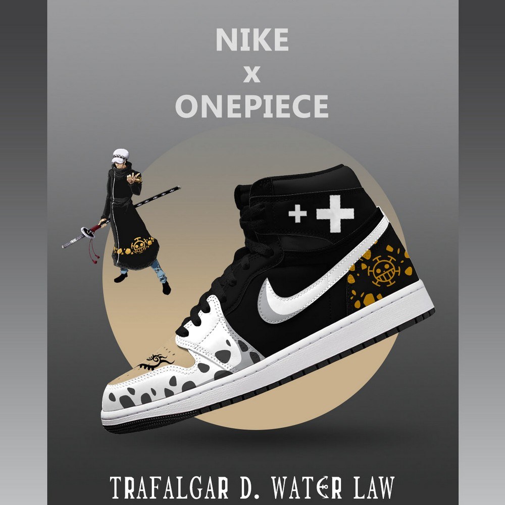 Trafalgar D. Water Law V.2 One Piece Limited High Top Shoes - Sneakatelier