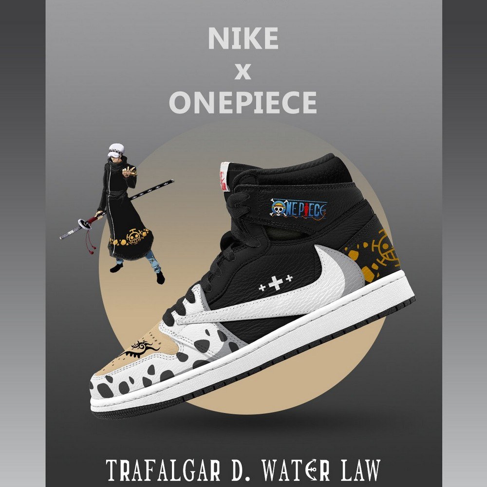 Trafalgar D. Water Law V.3 One Piece Limited High Top Shoes - Sneakatelier