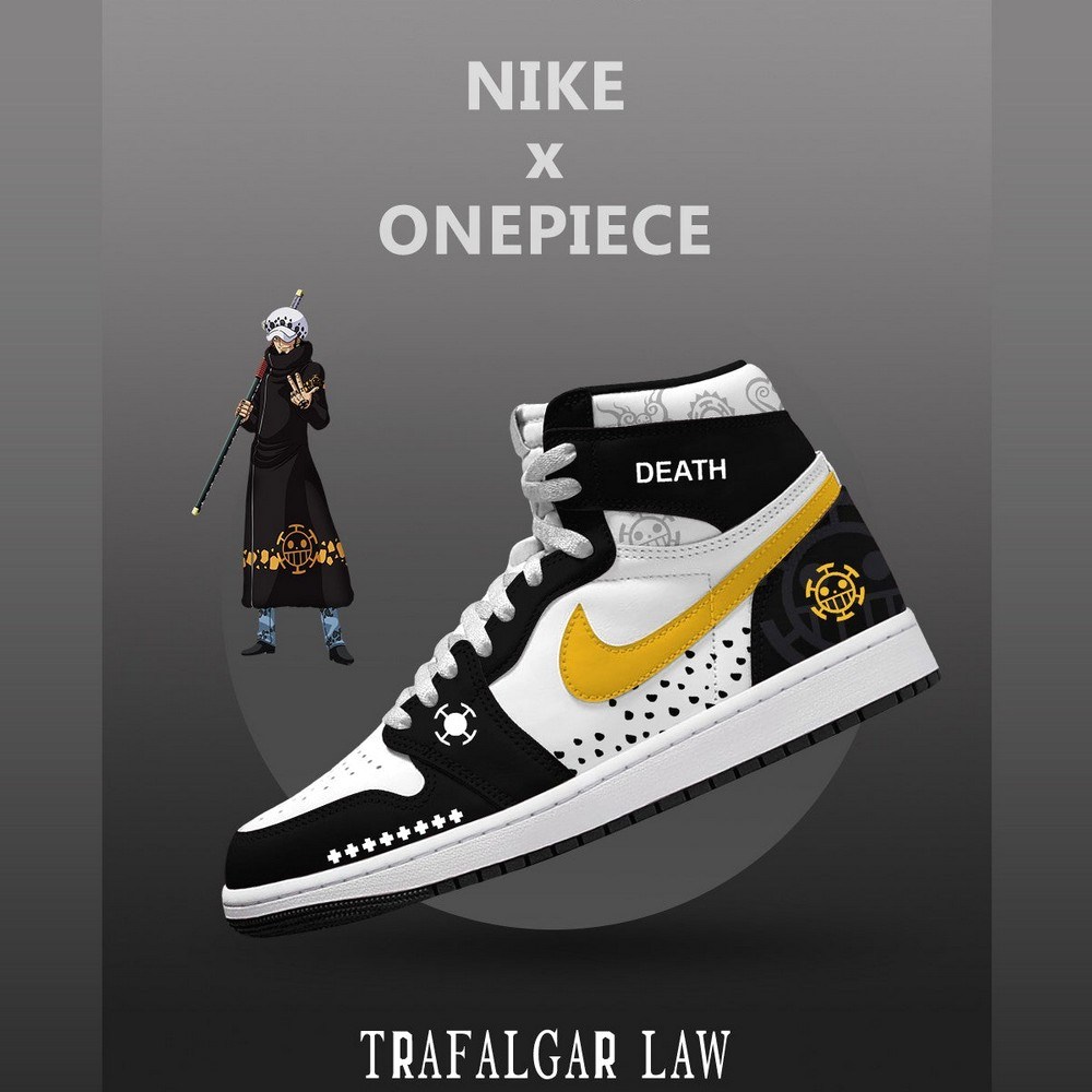 Trafalgar D. Water Law V.4 One Piece Limited High Top Shoes - Sneakatelier