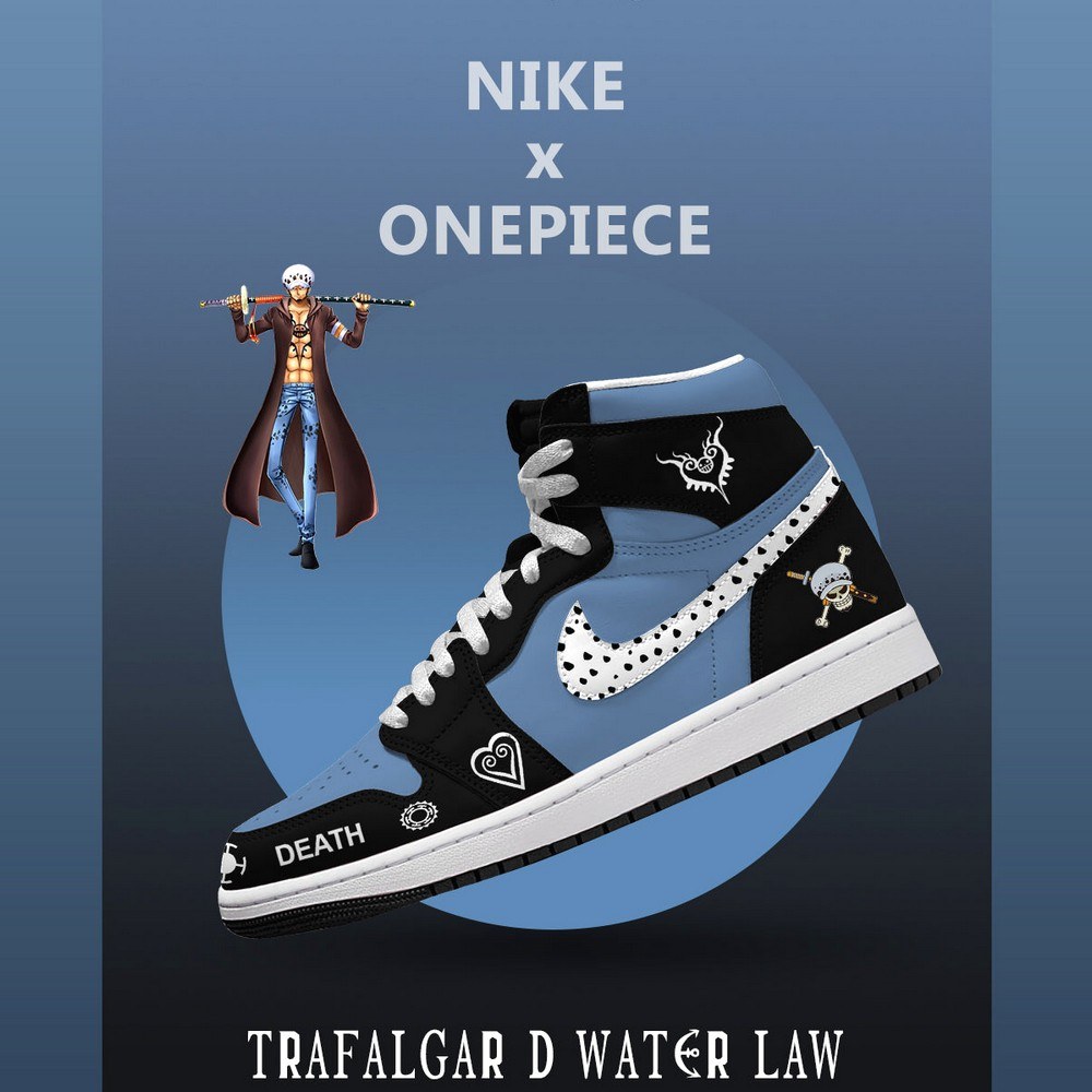 Trafalgar D. Water Law V.5 One Piece Limited High Top Shoes - Sneakatelier