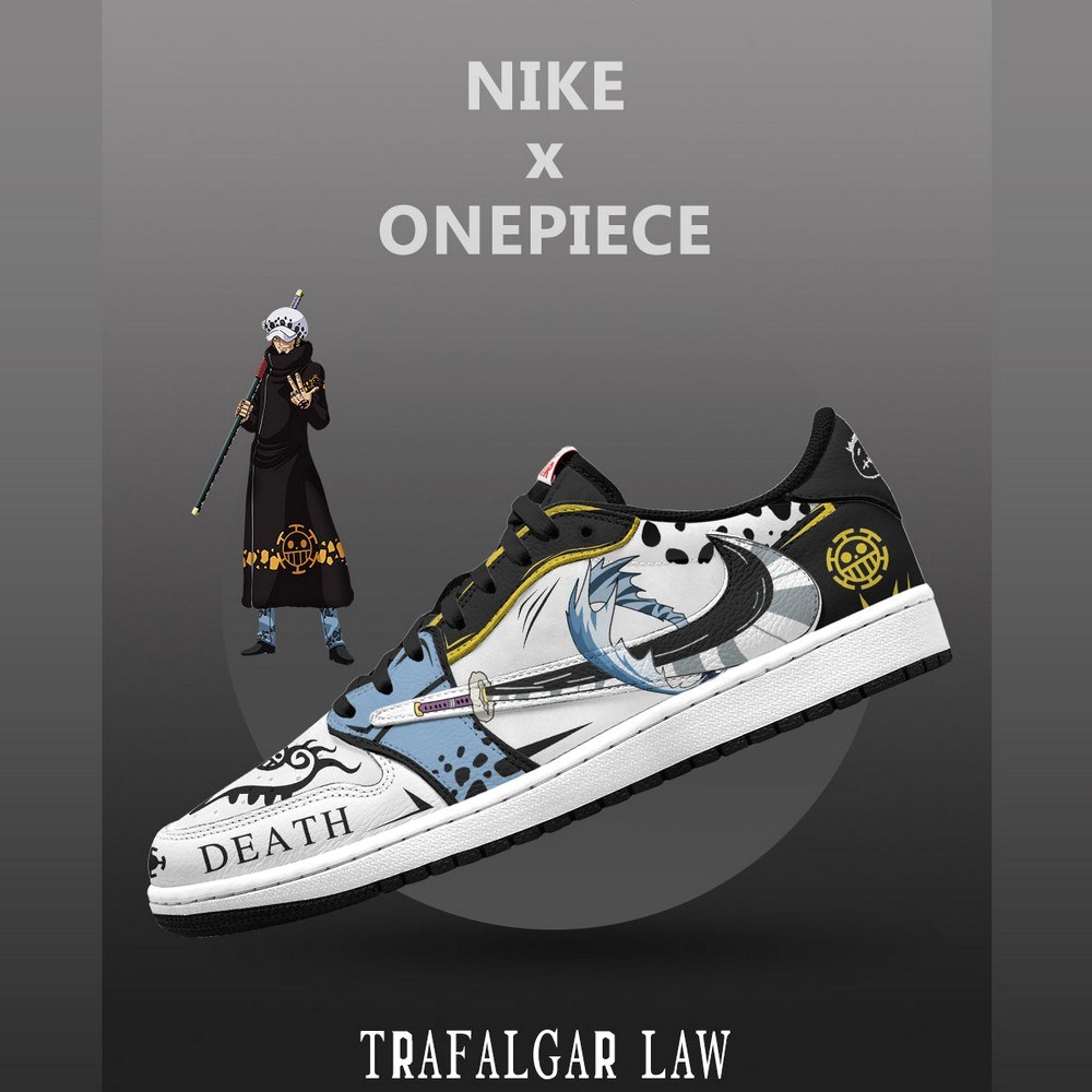 Trafalgar D. Water Law V.8 One Piece Limited Low Top Shoes - Sneakatelier