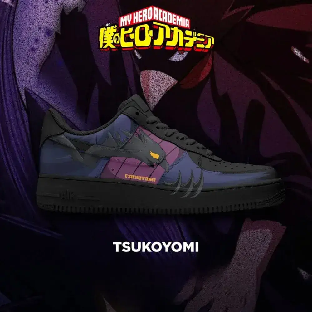 Tsukoyomi My Hero Academia Custom Low Top Shoes - Sneakatelier
