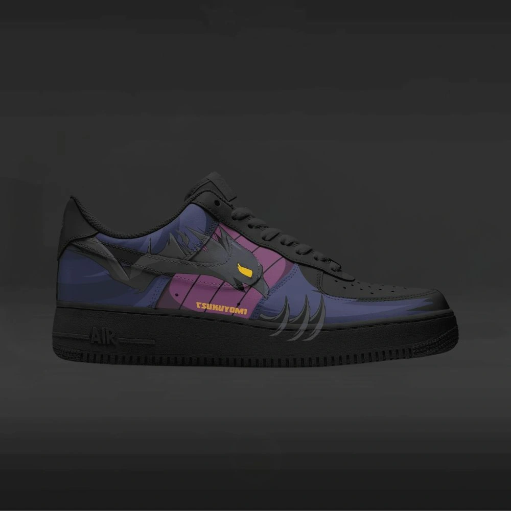 Tsukuyomi My Hero Academia Custom Low Top Shoes - Shoesmates Tsukuyomi My Hero Academia Custom Low Top Shoes - Sneakatelier Sneakatelier