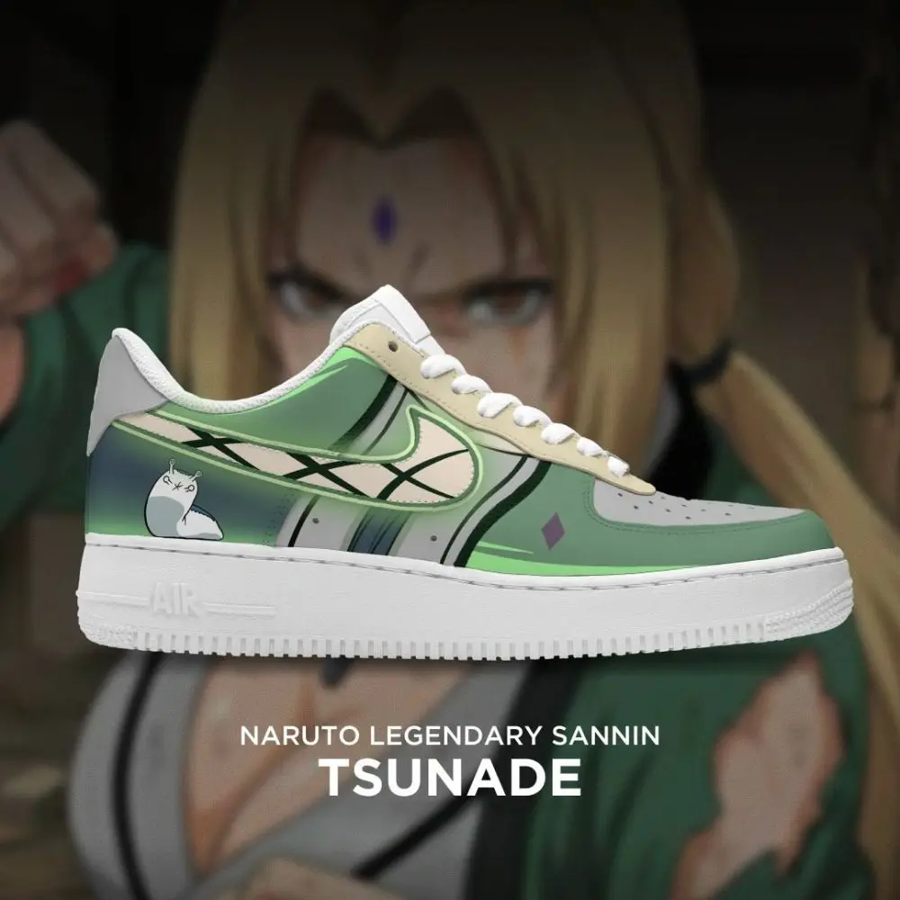 Tsunade Naruto Legendary Sannin Low Top Shoes - Sneakatelier