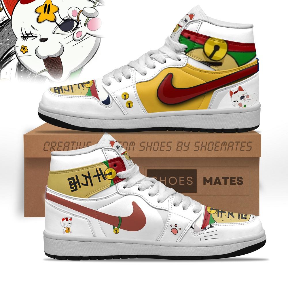Turbo Granny Cat Dandadan AJ1 High Top Shoes - Sneakatelier