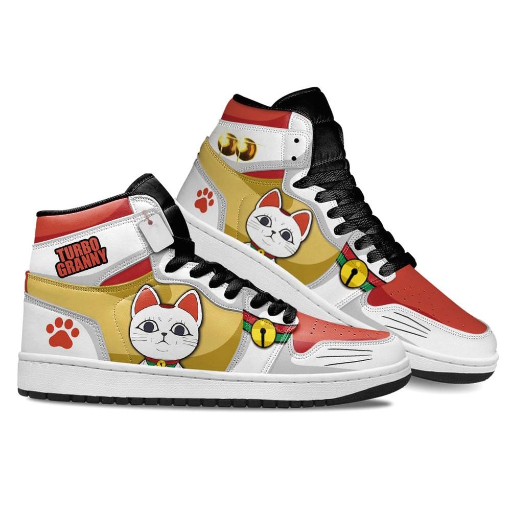 Turbo Granny Maneki Neko Dandadan AJ1 High Top Personalized Shoes - Sneakatelier