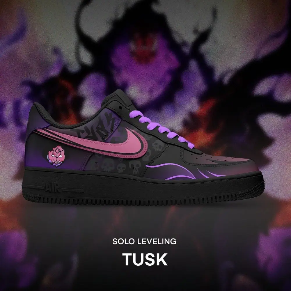Tusk Solo Leveling Limited Low Top Shoes - Sneakatelier