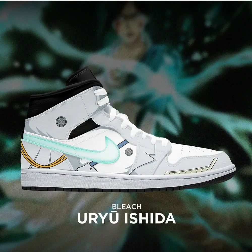 Uryu Ishida Bleach High Top Shoes - Sneakatelier