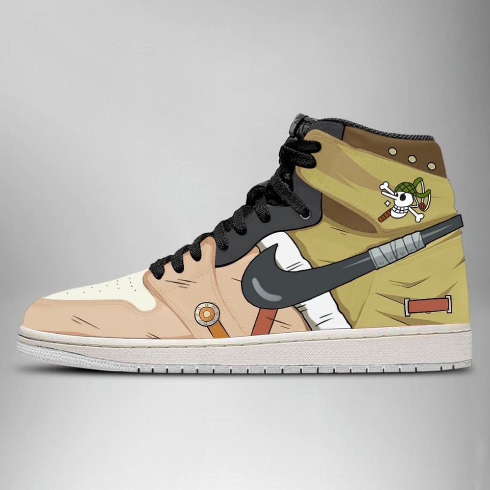 Ussop One Piece Air Jordan 1 High Top Shoes SMUOPA1 - Shoesmates Ussop One Piece Air Jordan 1 High Top Shoes SMUOPA1 - Sneakatelier Sneakatelier