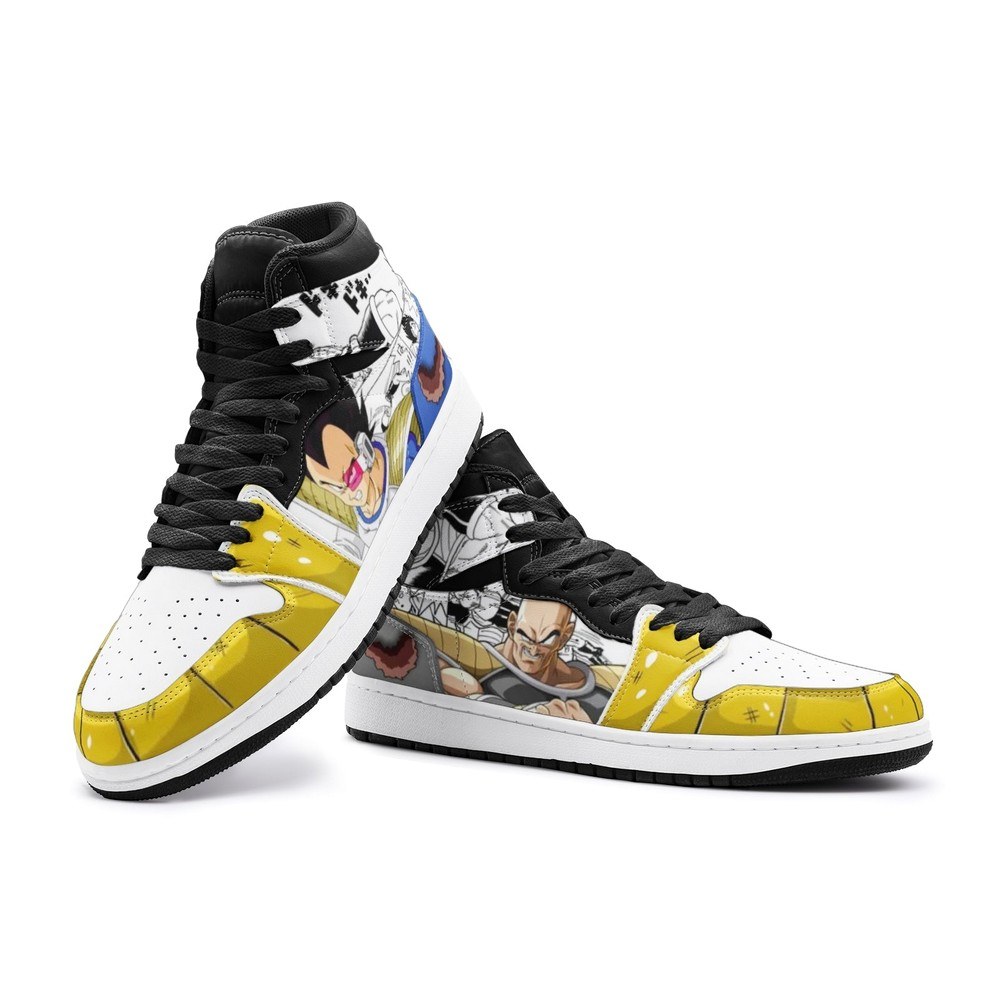 Vegeta And Nappa Dragon Ball Z Air Jordan 1 High Top Shoes - Shoesmates Vegeta And Nappa Dragon Ball Z Air Jordan 1 High Top Shoes - Sneakatelier Sneakatelier