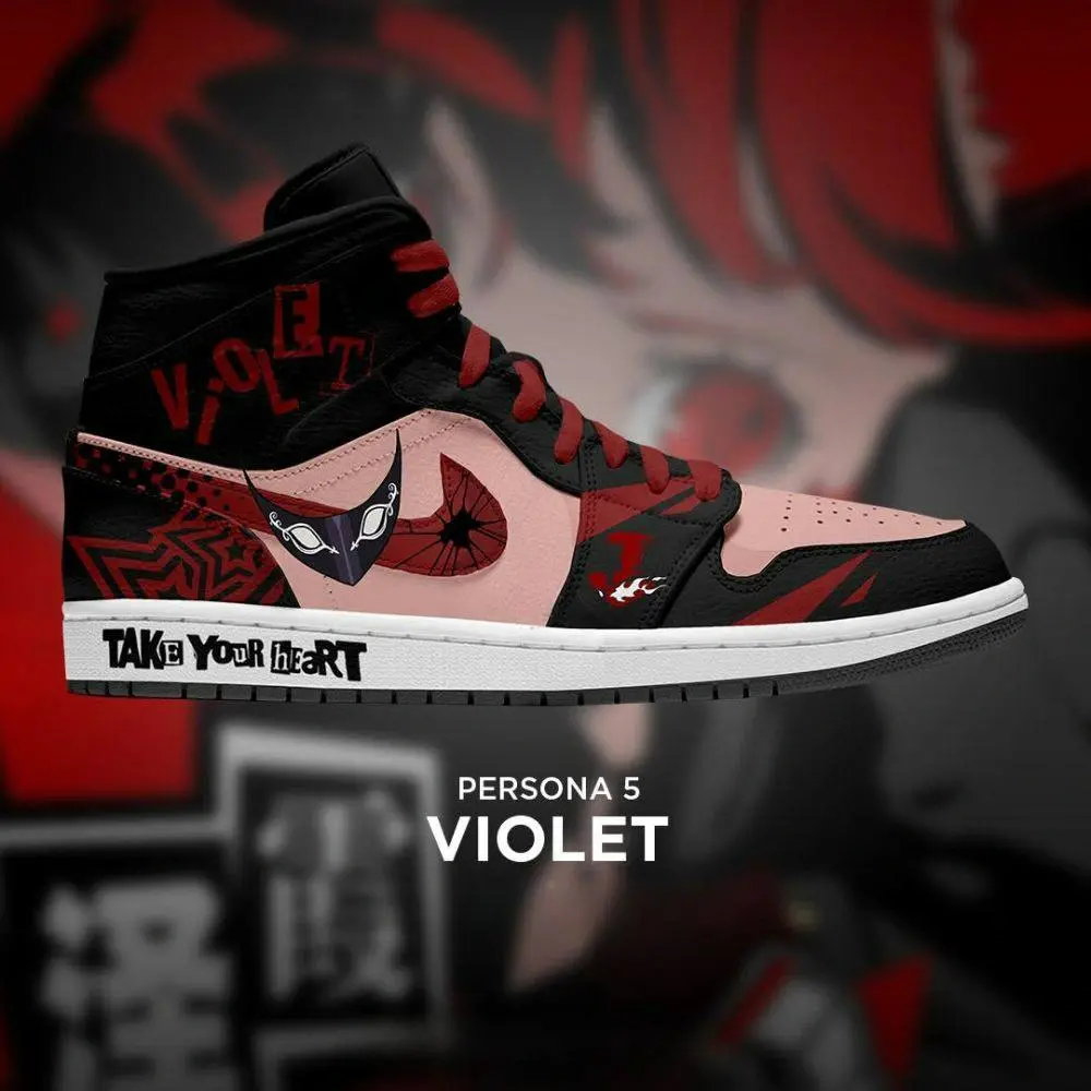 Violet Persona 5 Special High Top Shoes - Sneakatelier