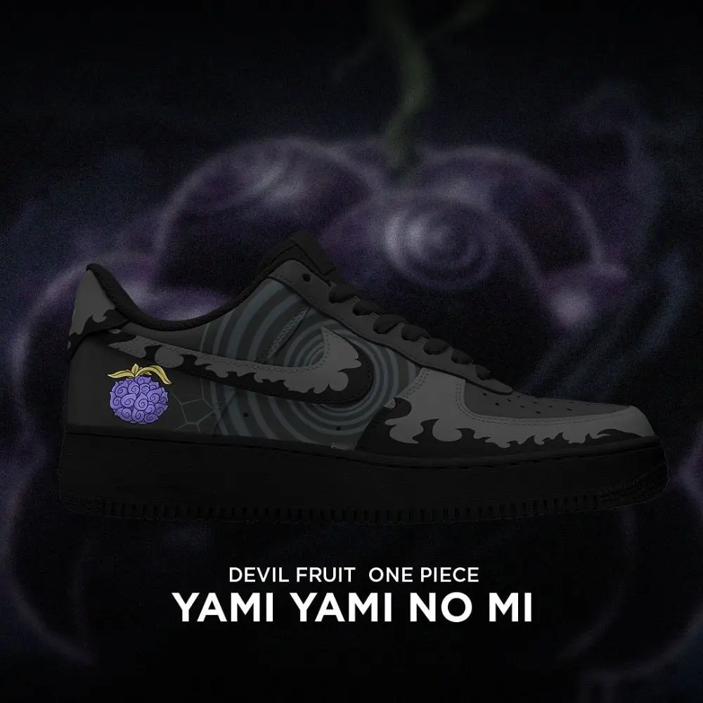 Yami Yami No Mi Devil Fruits One Piece Low Top Shoes - Sneakatelier