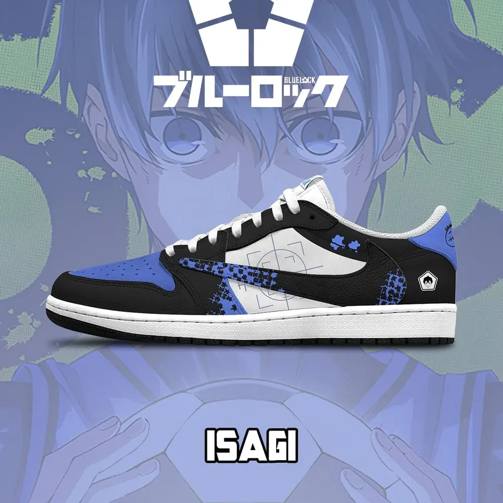 Yoichi Isagi V.1 Blue Lock Low Top Shoes - Sneakatelier