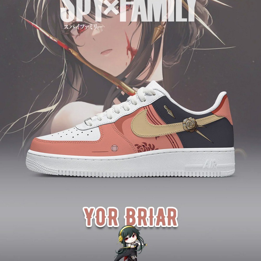 Yor Briar Spy X Family AF1 Shoes - Sneakatelier